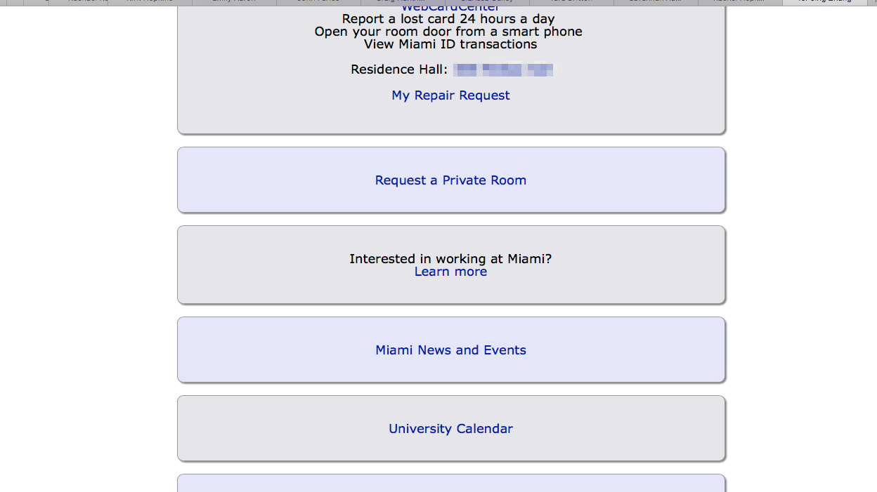 My Private Room Request Portal